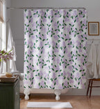 Percale Shower Curtain - Hydrangea Lilac