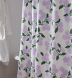 Percale Shower Curtain - Hydrangea Lilac