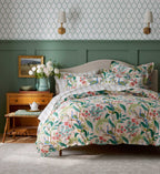 Sateen Duvet Cover - Peacock Blush