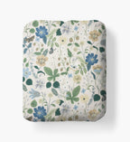 Percale Fitted Sheet - Strawberry Fields Beige