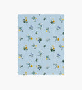 Ditsy Dahlia Cotton Fabric - Blue