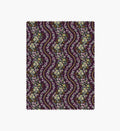 Wildwood Vines Cotton Metallic Fabric - Aubergine