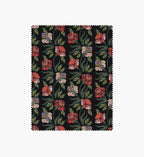 Posy Cotton Fabric - Black
