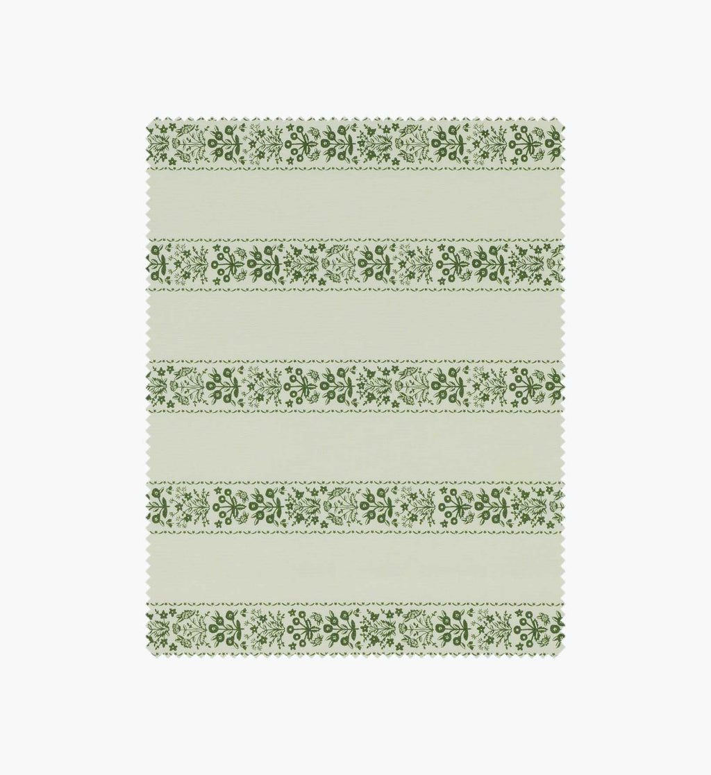 Estee Stripe Cotton Fabric - Cream