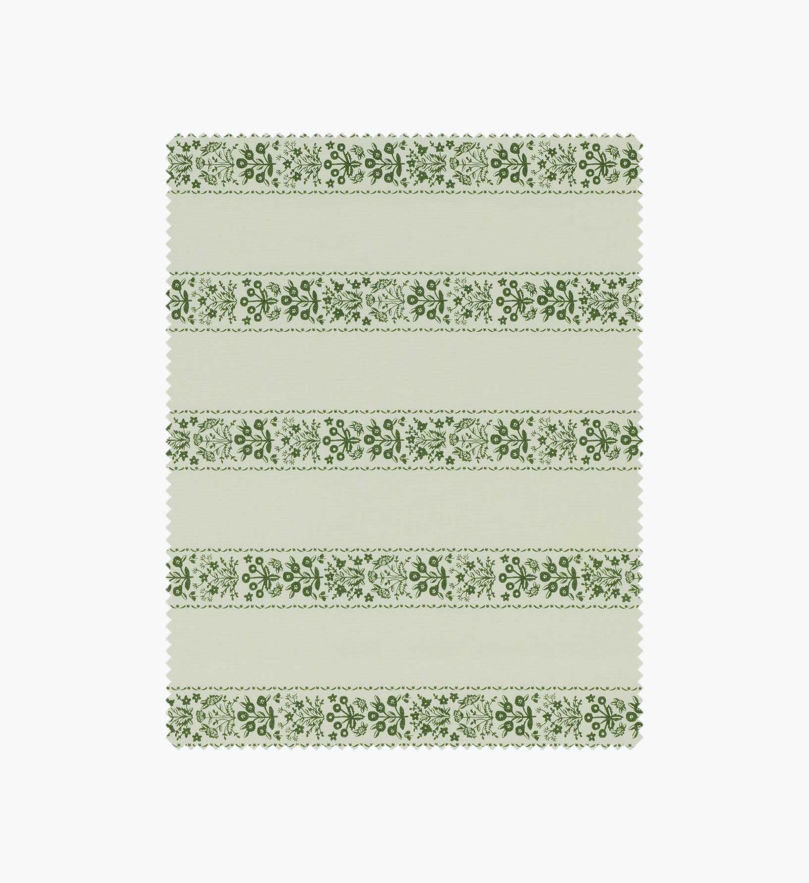 Estee Stripe Cotton Fabric - Cream