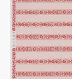 Estee Stripe Cotton Fabric - Pink