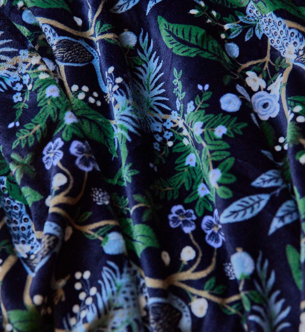 Travel Fleece Blanket - Peacock
