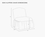 Edie Slipper Chair - Bramble