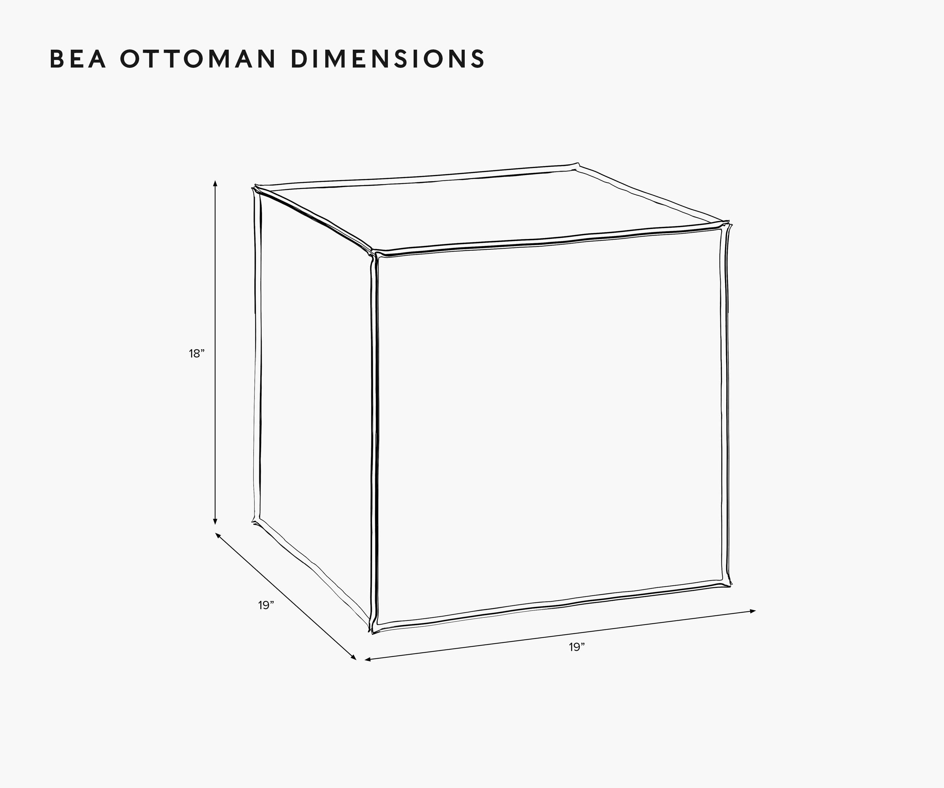 Bea Ottoman - Home Sweet Home