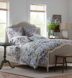 Embroidered Pillow Cover - Garden Party Ivory