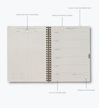 2026-2027 17-Month Academic Softcover Spiral Planner - Mimi