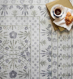 Maison Rosette Power Loomed Rug - Ivory
