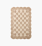 Lisette Wool Hooked Rug - Ivory & Natural