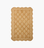 Lisette Wool Hooked Rug - Wheat & Ivory