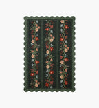 Thistle Wool Hooked Rug - Forest