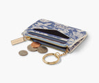 Key Ring Card Case - English Rose