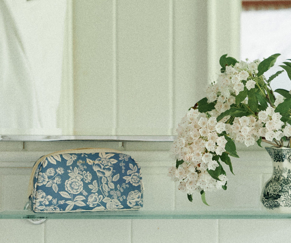 Small Cosmetic Pouch - English Rose