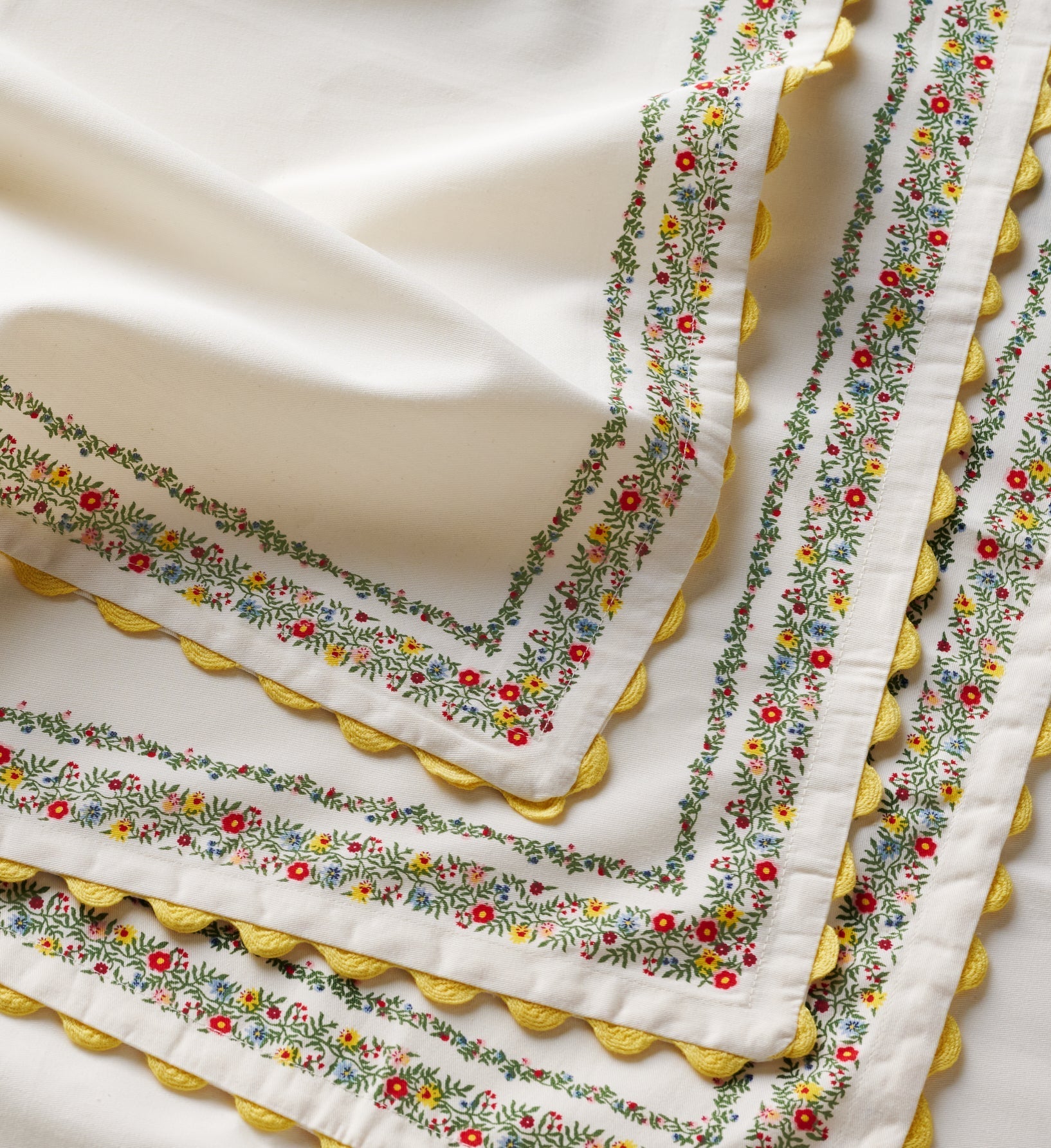 Cotton Napkin Set - Rosette