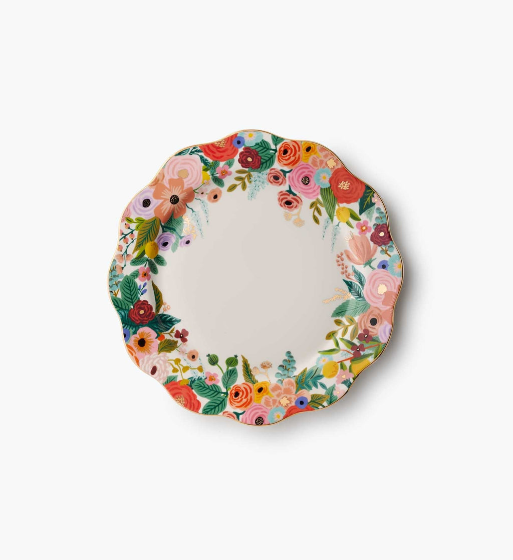 Porcelain Dinner Plate Set - Garden Party