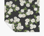 Hydrangea Peel & Stick Wallpaper - Black & White
