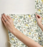 Herb Garden Peel & Stick Wallpaper - Cream