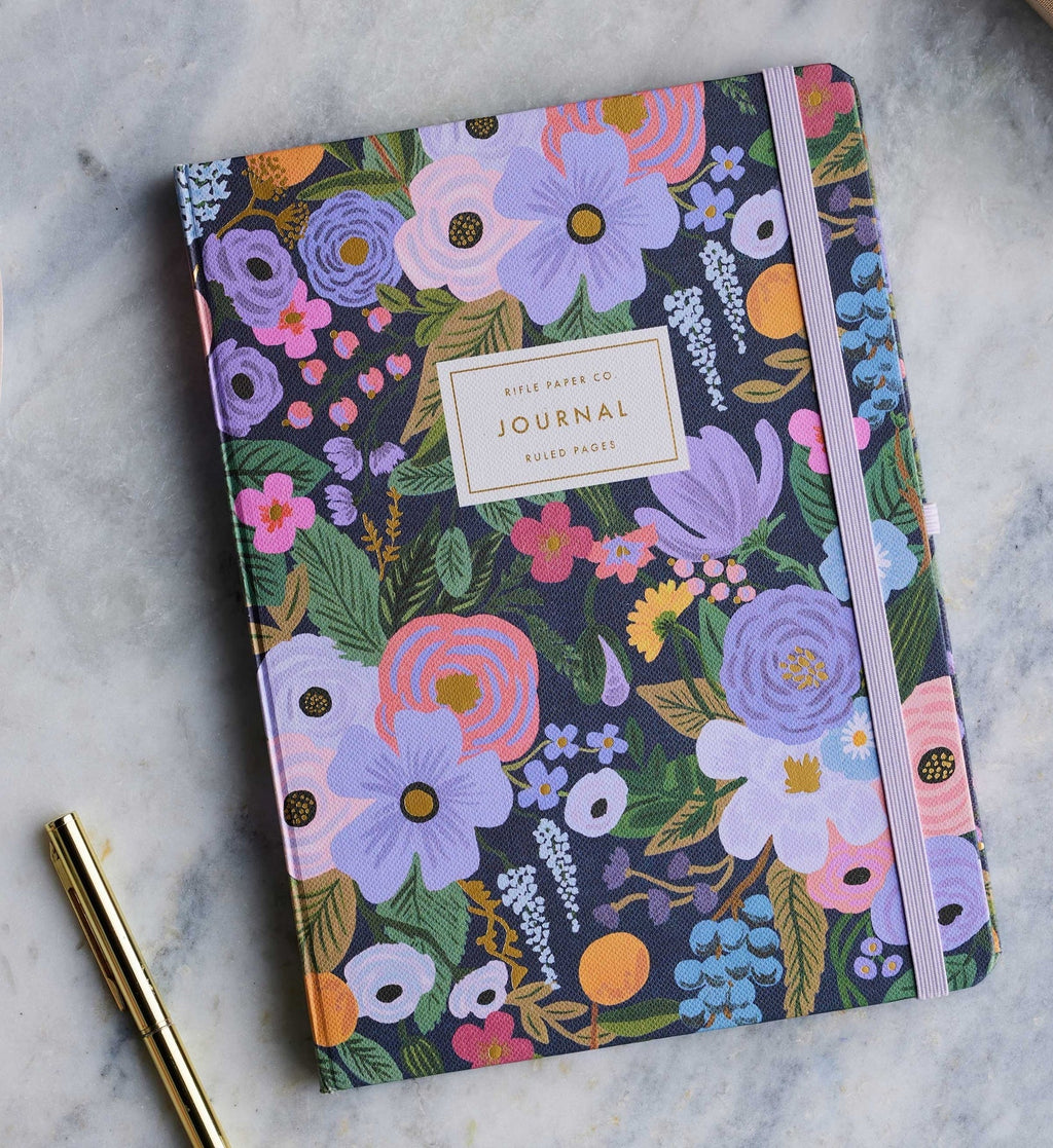 Journal with Pen - Garden Party Violet