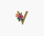 Monogram Embroidered Sticker Patch