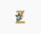 Monogram Embroidered Sticker Patch
