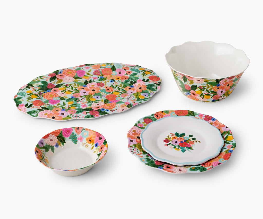 Melamine Serving Bowl - Garden Party