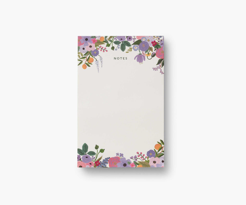 Blank Notepad - Garden Party Violet