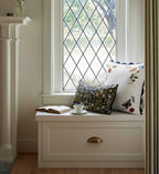 Curio Vignette Embroidered Pillow - White