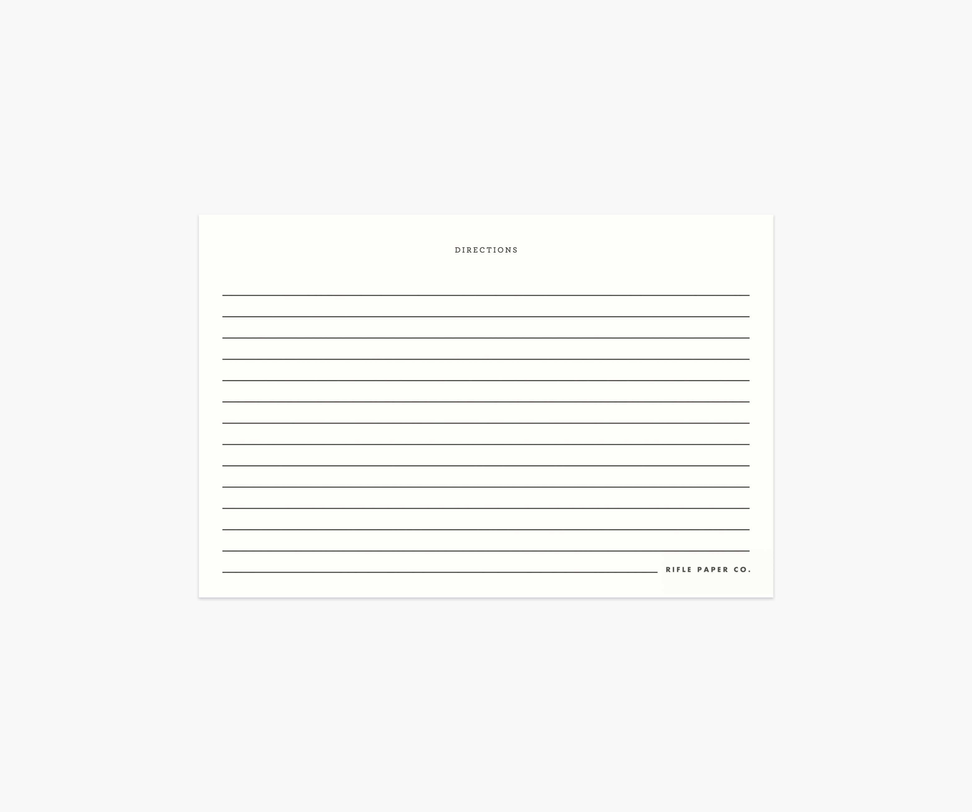 Recipe Cards - Charcoal Spoon