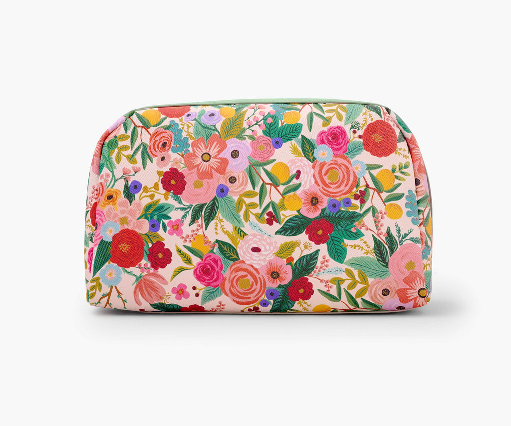 Large Cosmetic Pouch - Garden Party