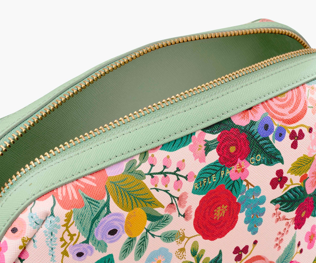 Large Cosmetic Pouch - Garden Party