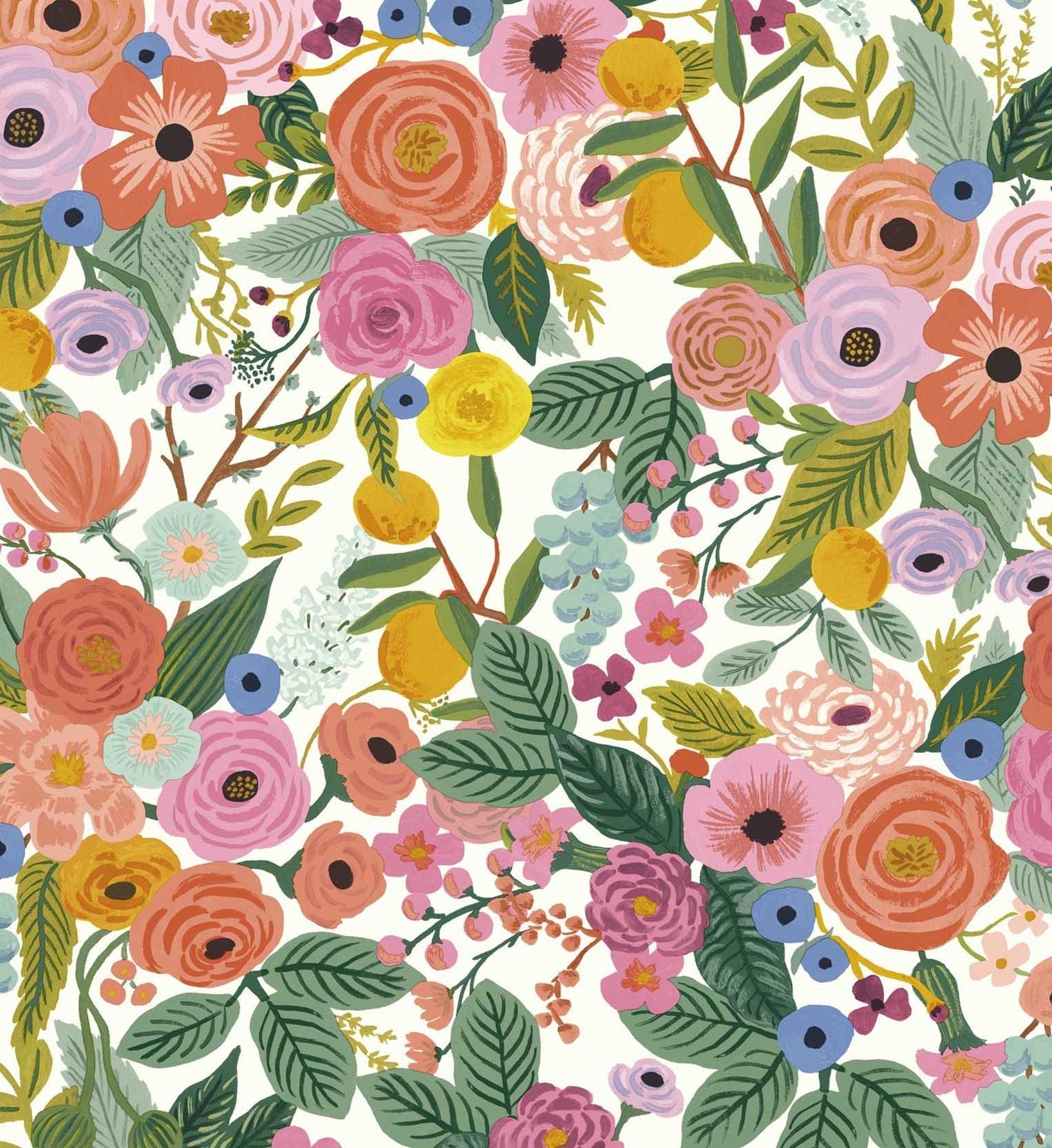 Garden Party Wallpaper - Rose Multi