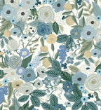 Garden Party Wallpaper - Indigo Multi