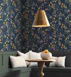 Citrus Grove Peel & Stick Wallpaper - Navy